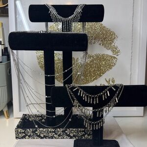 Banana Republic Silver Statement Necklaces